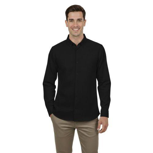 Erkek Spor Slim Fit Uzun Kol Petek Fitilli Gömlek BGL-ST04824