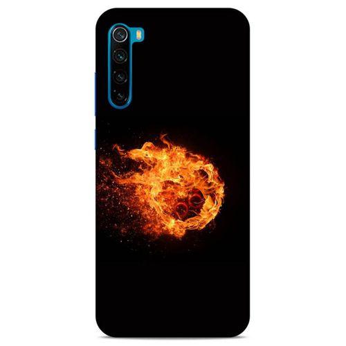 Lopard Xiaomi Redmi Note 8T Uyumlu Kılıf FireX (29) Arka Koruma Kılıfı Ateş Topu