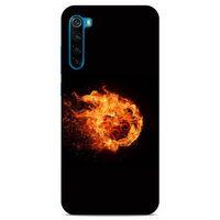 Lopard Xiaomi Redmi Note 8T Uyumlu Kılıf FireX (29) Arka Koruma Kılıfı Ateş Topu