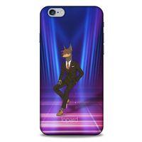 Apple Iphone 6S Plus Kılıf FunnyMaX (44) Tough Armor Kılıf Fuşya Doberman