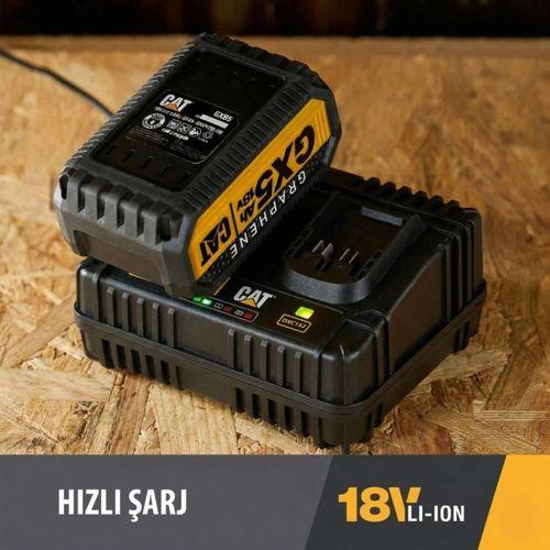 CAT DXC152 18Volt Li-ion ONE FOR ALL Profesyonel İkili Hızlı Akü Şarj Cihazı