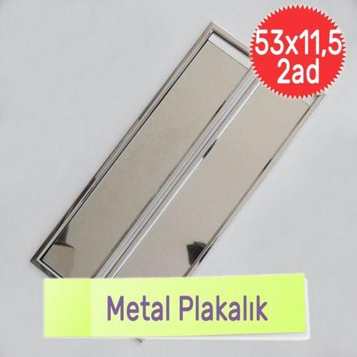 Plaka Metal Krom Nikelaj Plakalık Altlığı Paslanmaz Çerçeve Koruyucu
