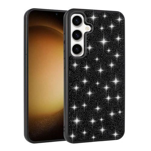 Galaxy S24 Plus Kılıf Parlak Taşlı Tasarım Zore Pırlanta Kapak