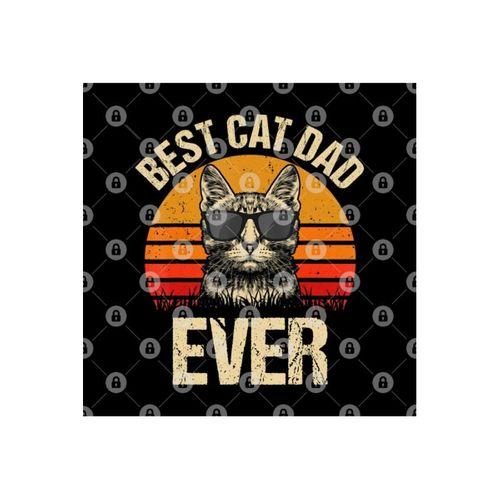 Funny Best Cat Dad Ever Cat Dad Father Vintage Gift Kupa