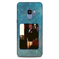 Samsung Galaxy S9 Kılıf Atatürk (30) Silicone Case Turkuaz Taş