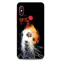 Lopard Xiaomi Redmi Note 6 Pro Uyumlu Kılıf FireX (35) Fit Design Kılıf Futbol