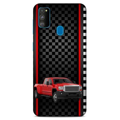 Lopard Samsung Galaxy M30s Uyumlu Kılıf PickUpX (6) Silikon Kılıf Kırmızı