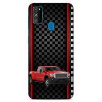 Lopard Samsung Galaxy M30s Uyumlu Kılıf PickUpX (6) Silikon Kılıf Kırmızı