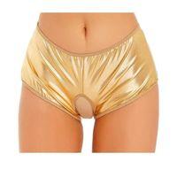 Fantezi Altın Özel Bölgeleri Açık Parlak Külot