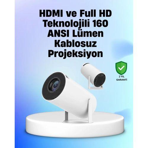 4k Uyumlu 130 İnç Full Hd Projeksiyon Cihazı Ve Kablosuz Aktarım Özelliği