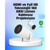 4k Uyumlu 130 İnç Full Hd Projeksiyon Cihazı Ve Kablosuz Aktarım Özelliği