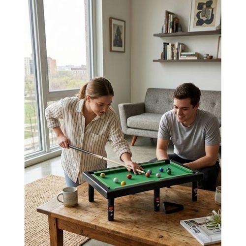 Mini Bilardo Masası Oyuncak Seti Çocuklar İçin Eğlenceli Masa Oyunu