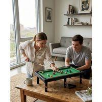 Mini Bilardo Masası Oyuncak Seti Çocuklar İçin Eğlenceli Masa Oyunu