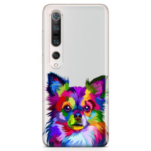 Xiaomi Mi 10 Pro Kılıf Renkli Köpek Arka Kapak Koruma Desenli Full Koruyucu