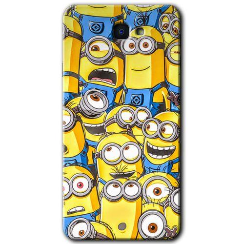 Potkal Hediye Fabrikası Samsung Galaxy J7 Prime 2 HD Baskılı Kılıf + 9D Tam Ekran Koruyucu - Minion Ordusu