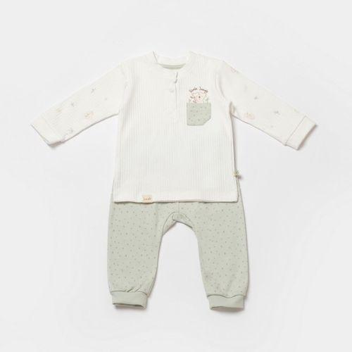 Bibaby Biorganic Koala Jungle 2'Li Bebek Takım 59776 Mint
