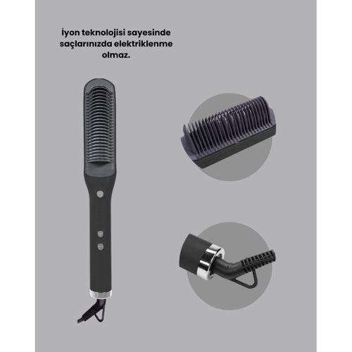 İyonlu Saç Düzleştirici Tarak Hızlı Isınma Ve Ayarlanabilir Isı