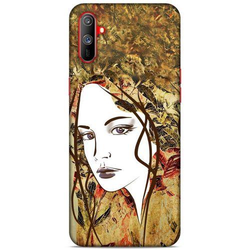 Lopard Oppo Realme C3 Uyumlu Kılıf Sürreal Yüzler ♀ (28) Arka Kapak Desenli