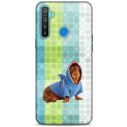 Oppo Realme 5i Kılıf Köpek Kıyafetleri (43) Thin Fit Kılıf Cocker Kapişonlu Eşofman