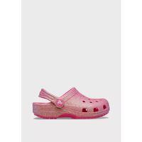 crocs 210986-6ZQ CLASSIC IRIDESCENT GLITTER ÇOCUK TERLİK SANDALET