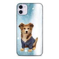 Apple Iphone 11 Kılıf Köpek Kıyafetleri (27) Tasarımlı Kılıf Fino Hoodie