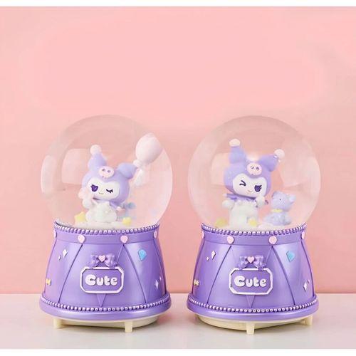 Kuromi Işıklı Müzikli Kar Küresi Orta Boy