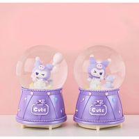 Kuromi Işıklı Müzikli Kar Küresi Orta Boy