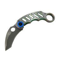 X05bl Gümüş Karambit 17 Cm - Metal Saplı, Manuel