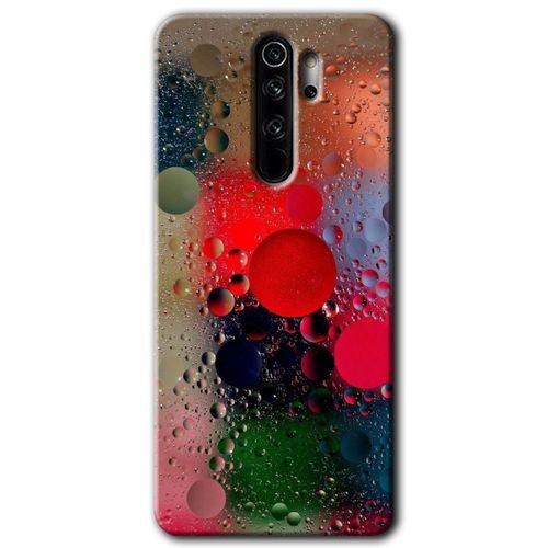 Redmi Note 8 Pro Kılıf HD Desen Baskılı Arka Kapak - Wet Bubbles