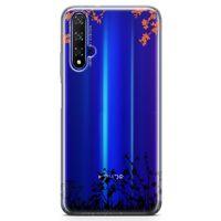 Honor View 20 Kılıf Ot Bahçesi Arka Kapak Koruma Desenli Full Koruyucu