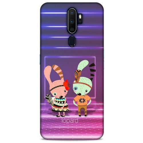 Oppo A9 2020 Kılıf FunnyMaX (4) Koruma Kılıfı Mor Pembe