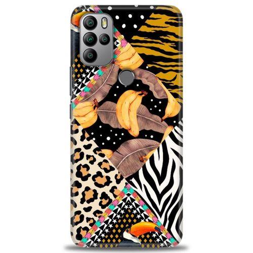 General Mobile GM 21 Pro Kılıf HD Baskılı Kılıf - Muz Papağan + Tam Ekran Koruyucu