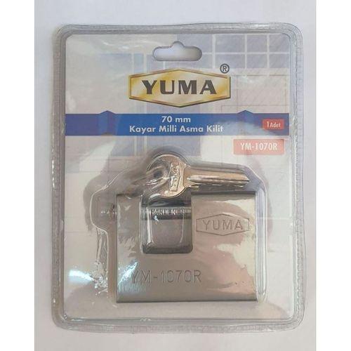 Yuma YM 1070R  Kayar Milli Asma Kilit 70 mm(Lisinya)
