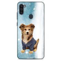 Samsung Galaxy M11 Kılıf Köpek Kıyafetleri (27) Tasarımlı Kılıf Fino Hoodie