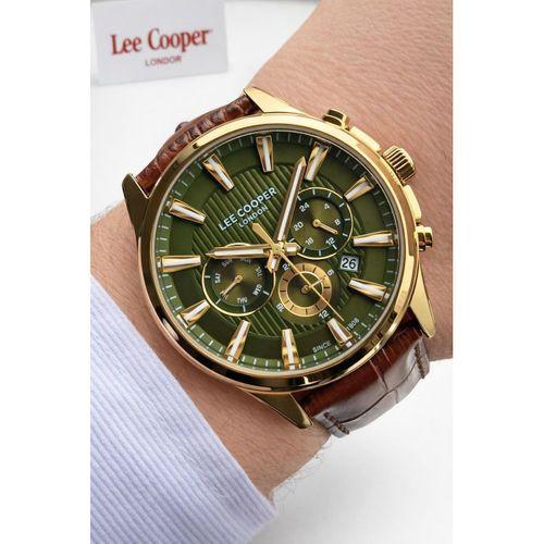 Lee Cooper Deri Kordon İç Fonksiyonları Aktif 5 Atm Suya Dayanıklı Erkek Kol Saati ELC.08239.174