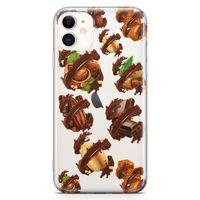 Apple iPhone 11 Kılıf Nutella Park Arka Kapak Koruma Desenli Full Koruyucu