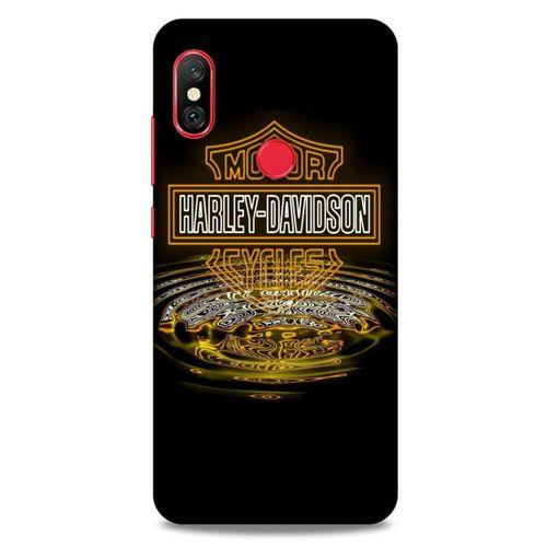 Xiaomi Mi A2 Lite Uyumlu Kılıf Motorsiklet (35) Fit Design Kılıf Harley Davidson