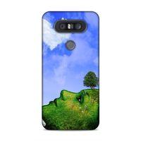 LG Q60 Kılıf Toprak Ana Arka Kapak Silikon Koruma Full Koruyucu