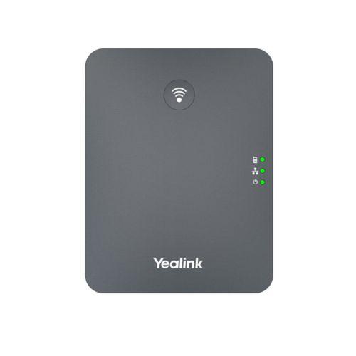 YEALINK W70B, SIP Dect Baz İstasyonu, 10 adede kadar DECT el cihazı desteği, 10 VoIP hesabı desteği, 10/100 Mbps Ethernet portu, PoE destekli