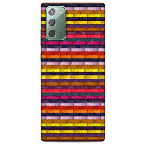 Samsung Galaxy Note 20 Kılıf Patchwork (42) Rugged Armor Kılıf Karışık Renkli