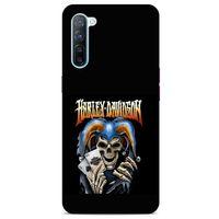 Oppo Reno 3 Uyumlu Kılıf Motorsiklet (25) Antişok Kapak Kurukafa