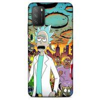 Xiaomi Poco M3 Uyumlu Kılıf Rick And Morty (42) Rugged Armor Kılıf Story Train Morty