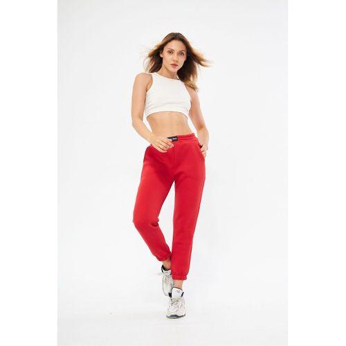 Lesa Wear Yüksel Bel Jogger Şardonlu Eşofman Altı Paçası Lastikli