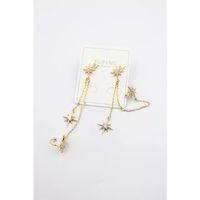 Kuzey Yıldızı Kıkırdaklı Küpe - Altın