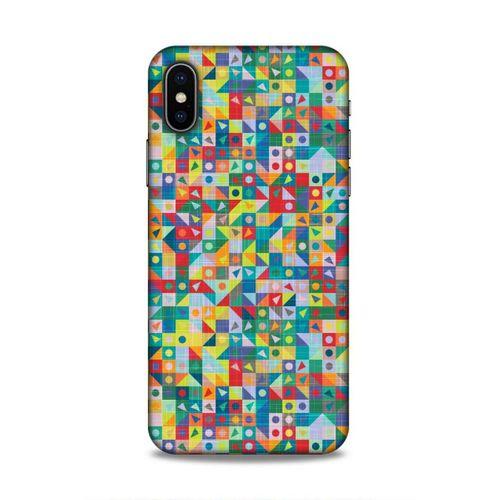 Apple iPhone XS Uyumlu Kılıf Utopia (24) Darbe Emici Kılıf Mozaik
