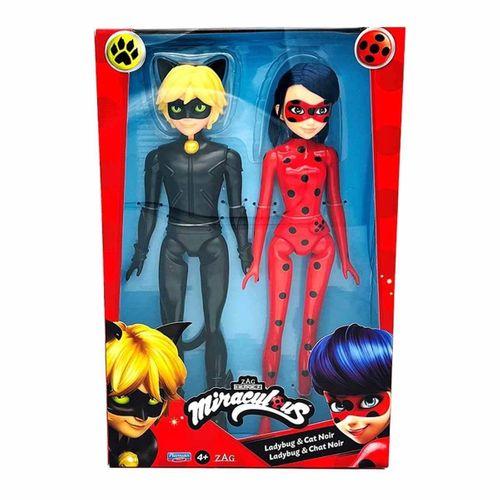Miraculous Ladybug ve Cat Noir 2'li Paket 26 cm