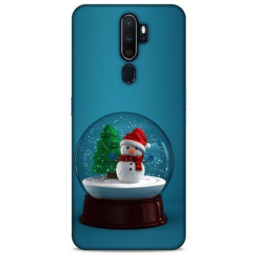 Oppo A5 2020 Kılıf Snowix (12) Koruyucu Silikon Yeşil Beyaz