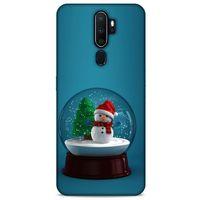 Oppo A5 2020 Kılıf Snowix (12) Koruyucu Silikon Yeşil Beyaz