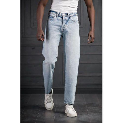 FBI Pamuklu Taş Yıkama Baggy (Geniş Paça) Jean Pantolon