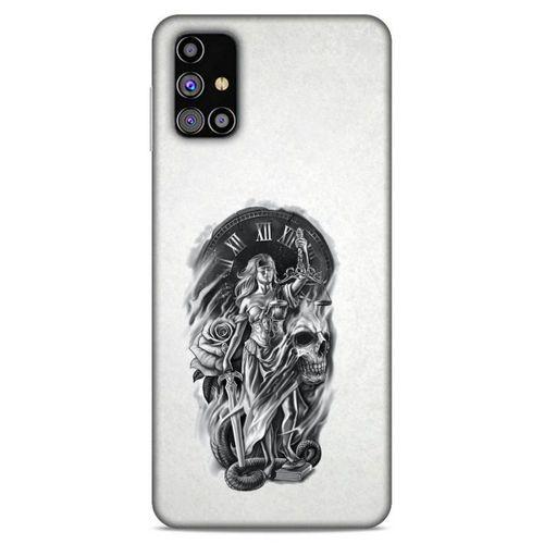 Lopard Samsung Galaxy M31s Uyumlu Kılıf Tattoo's (44) Tough Armor Kılıf Terazi